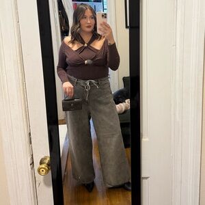H&M Relaxed Fit Gray Jeans